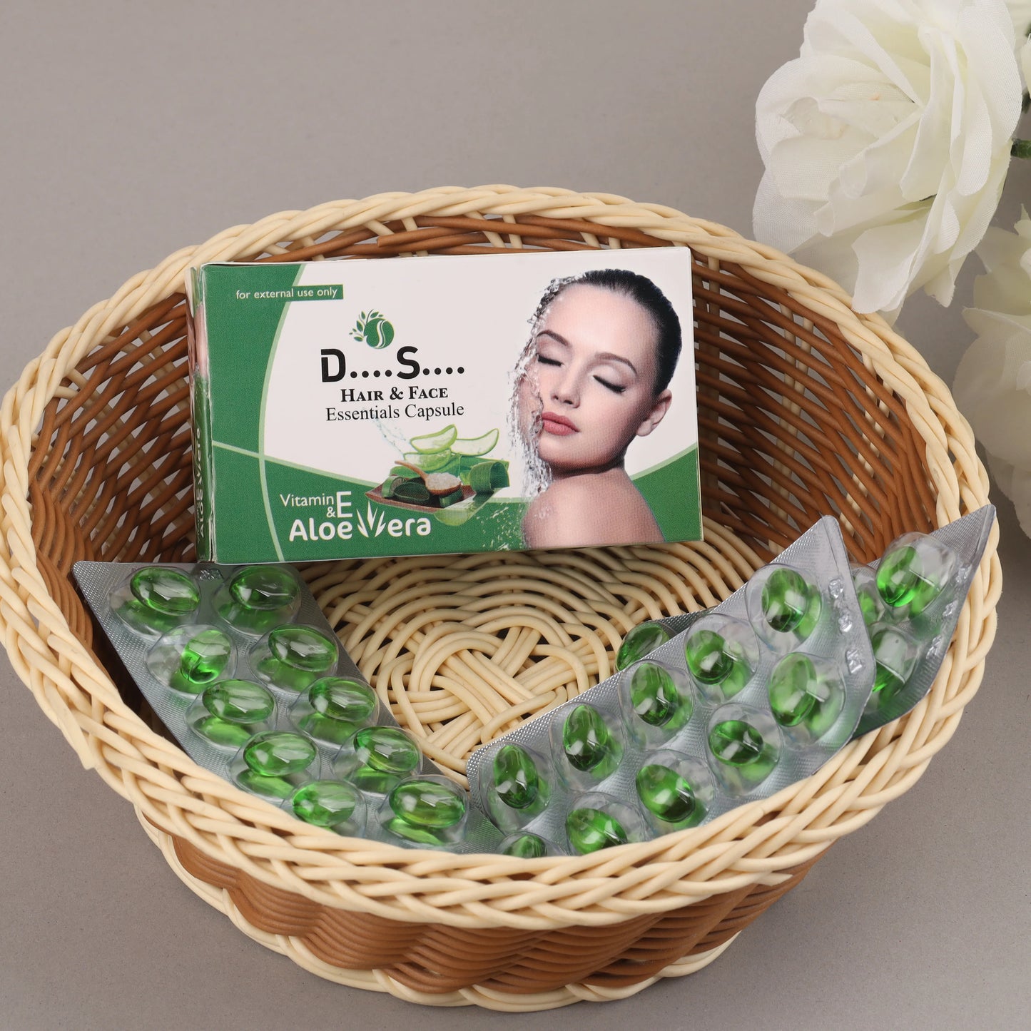 Vitamin-E & Aloe Vera Capsules