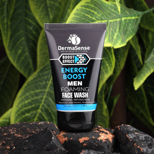 Energy Boost Foaming Face Wash - Men