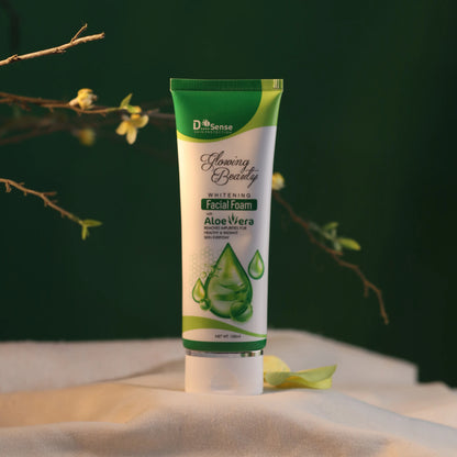 Glowing Beauty - Whitening Facial Foam with Aloe Vera