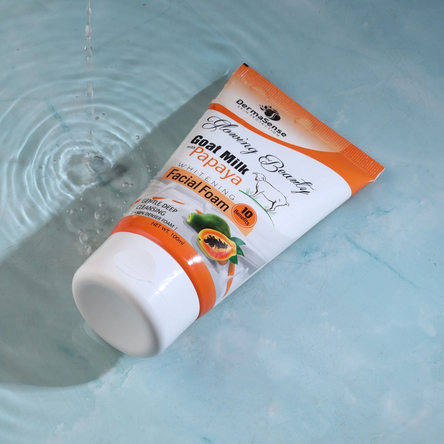 Whitening Facial Foam - Goat Milk with Papaya