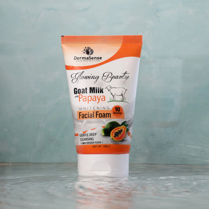 Whitening Facial Foam - Goat Milk with Papaya