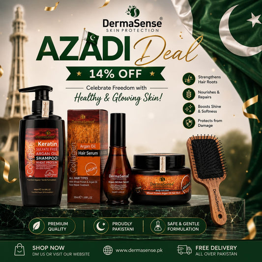 DermaSense Azadi Hair Care Collection – Flat 14% OFF