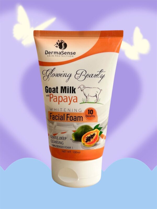 Glowing Beauty Goat Milk Papaya Facial Foam 100Ml DS-089