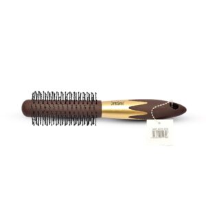 Dermasense Hair Brush Round Brown & Gold DS-30