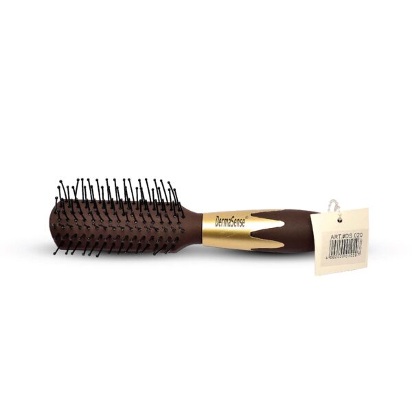 Dermasense Hair Brush Small Brown & Gold DS-20