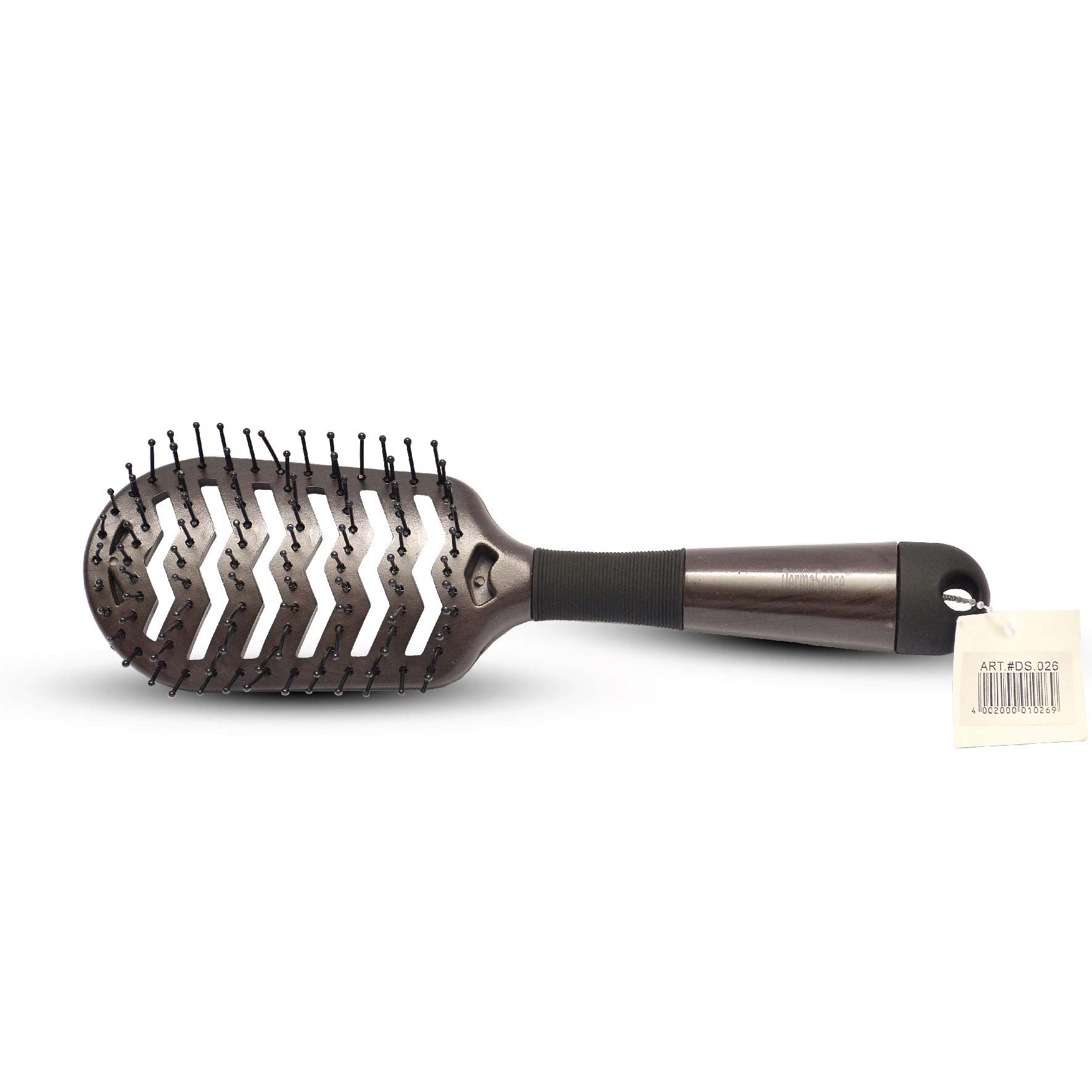 Hair Brush Brown & Black DS-026