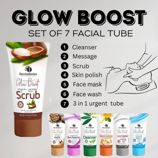 A set of Glow boost Facial set